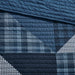 Olsen - Oversized Quilt Mini Set - Blue - Simple Home Plus
