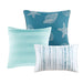 Marina - 6 Piece Quilted Coverlet Set - Aqua - Simple Home Plus