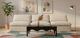 Indulge - Linen 3 Seat Modular Armless Sofa - Simple Home Plus