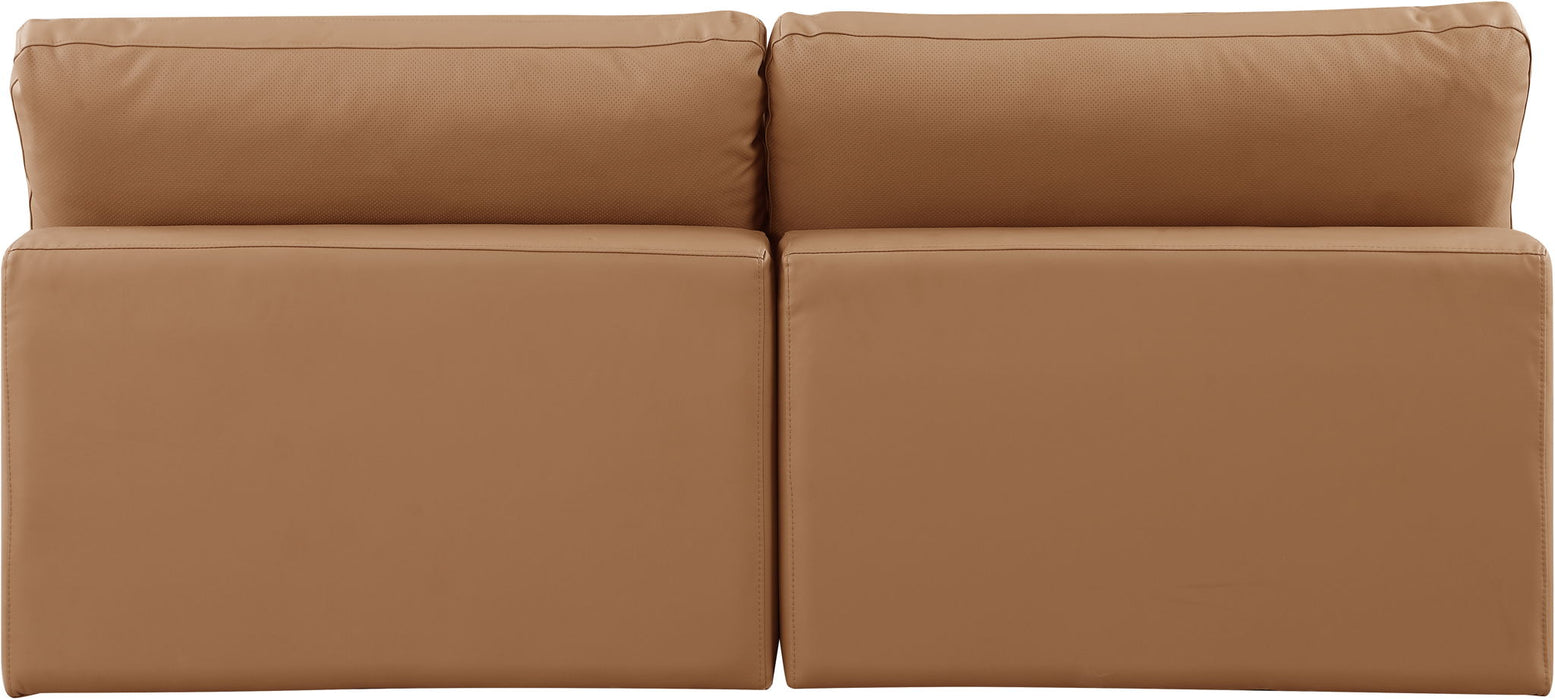 Comfy - Faux Leather Modular Armless Sofa 2 Seats - Simple Home Plus