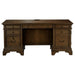 Hartshill - 5-Drawer Credenza Office Desk Burnish Oak - Burnished Oak - Simple Home Plus