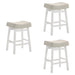 Lenon - Modern Farmhouse Wood Counter Height Kitchen Bar Stool - Simple Home Plus