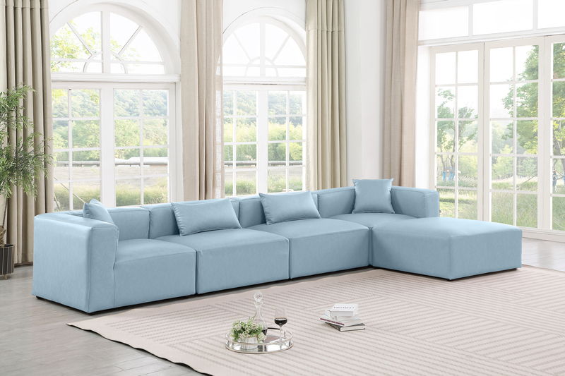 Cube - 5 Piece Modular Sectional With Chaise