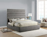 Adam - Chenille Fabric Bed With 70.5" Headboard - Simple Home Plus