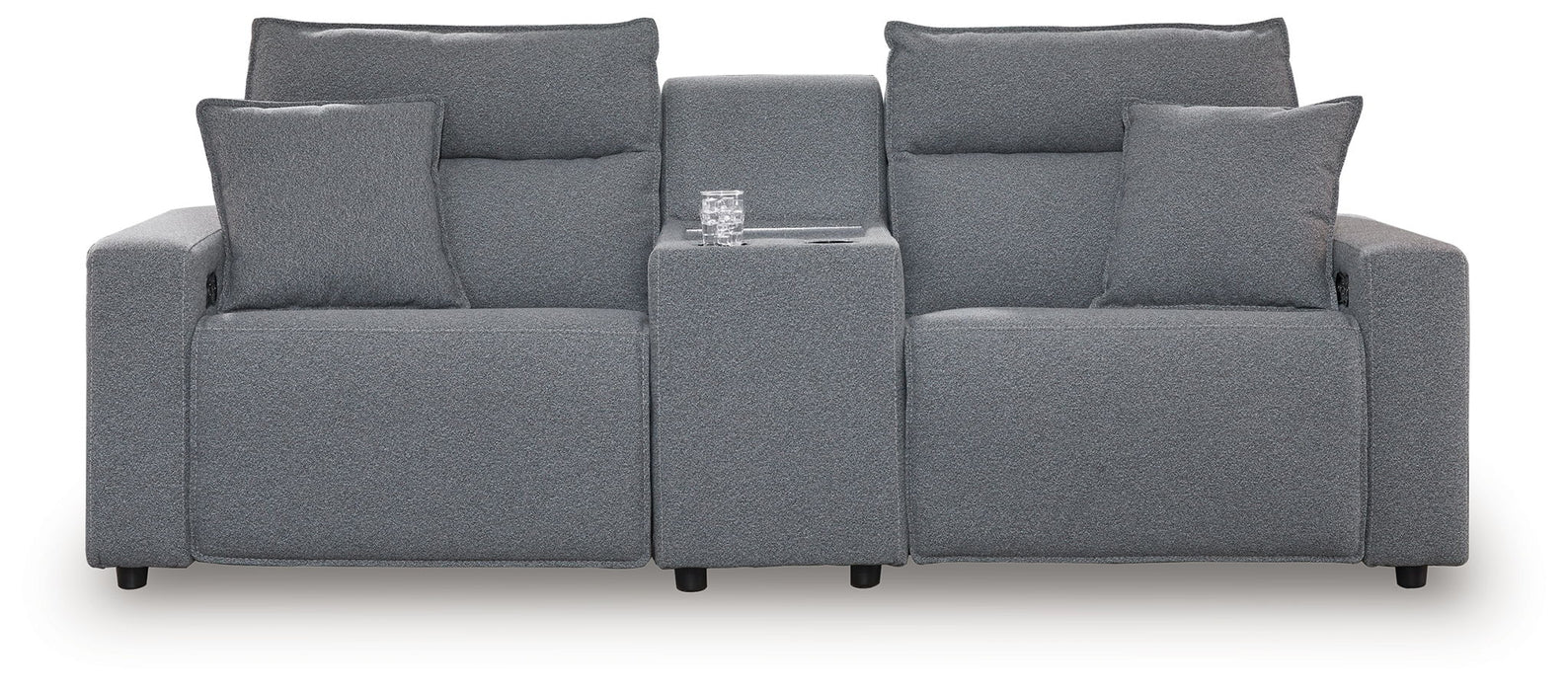 ModMax II - Salt And Pepper - Reclining Sectional - Simple Home Plus