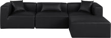Cube - 4 Piece Modular Sectional With Chaise - Simple Home Plus