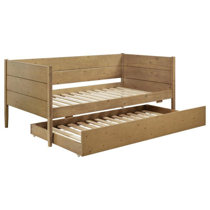Calinda - Wood Twin Daybed With Trundle - Natural - Simple Home Plus