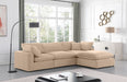 Comfy - 4 Piece Velvet Modular Sectional With Chaise - Simple Home Plus