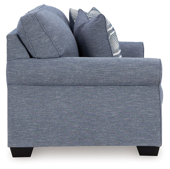 Carissa Manor - Denim - Loveseat - Simple Home Plus