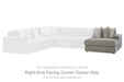 Avaliyah - Raf Corner Chaise - Ash - Simple Home Plus