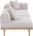 Laguna - 3 Piece Upholstered Outdoor Patio Modular Sofa With Backless Seat And 1 Arm - Simple Home Plus