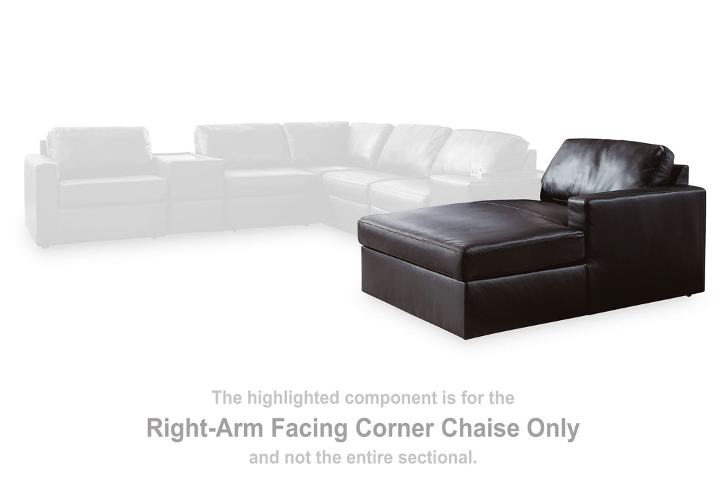ModMax II - RAF Corner Chaise - Black - Simple Home Plus
