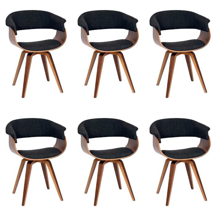 Summer - Modern Chair - Walnut Wood - Simple Home Plus