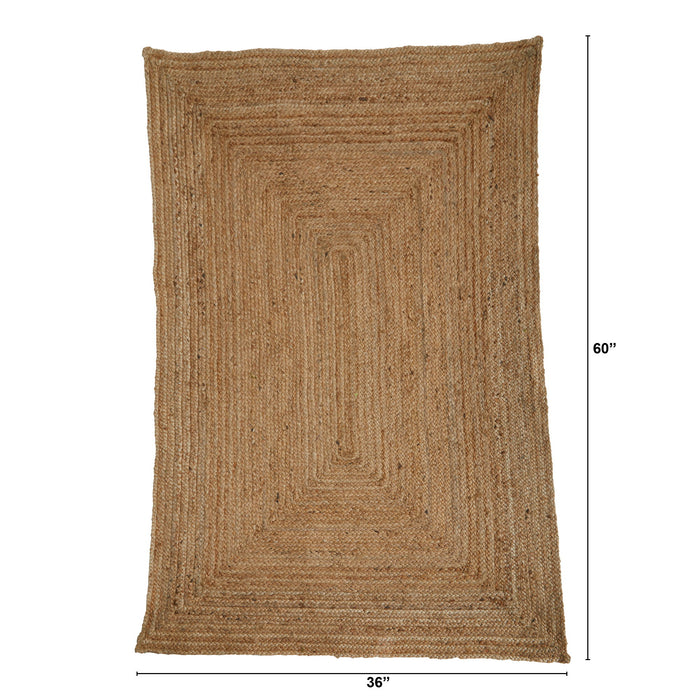 6' x 4' Handwoven Natural Fiber Beacon Jute Rug
