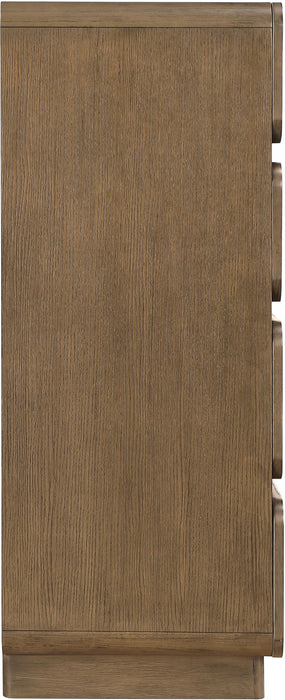 Adagio - Solid Wood And Oak Veneer Chest - Simple Home Plus