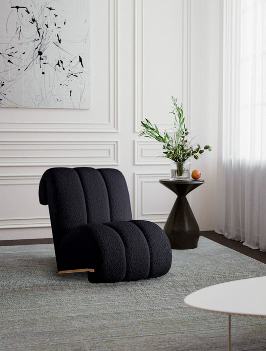 Swoon - Accent Chair With Natural Base - Simple Home Plus