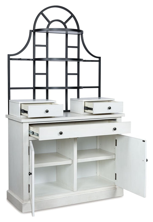 Greddinton - White - Baker's Rack - Simple Home Plus