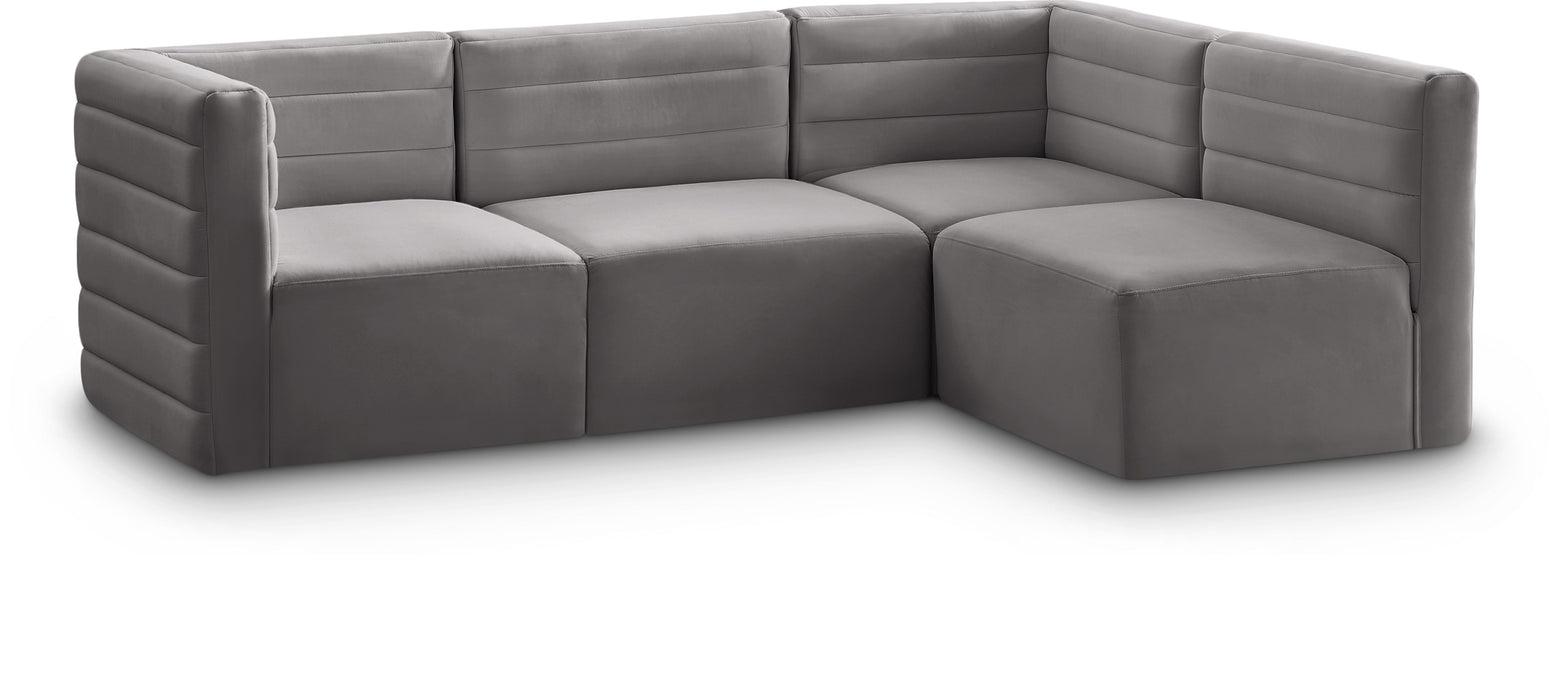 Quincy - 4 Piece Modular Sectional - Simple Home Plus