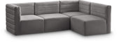 Quincy - 4 Piece Modular Sectional - Simple Home Plus