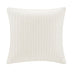 Camila - Quilted Euro Sham - White - Simple Home Plus