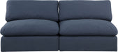 Comfy - Linen Modular Armless Sofa 2 Seats - Simple Home Plus