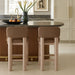Paloma - Faux Leather Upholstered Counter Stool (Set of 2) - Simple Home Plus