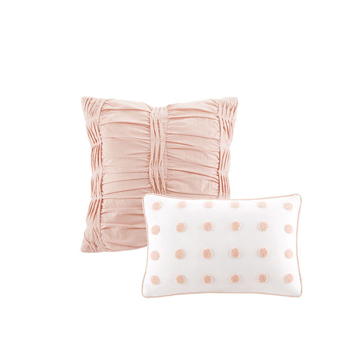Brooklyn - King Duvet Cover Set - Pink - Simple Home Plus