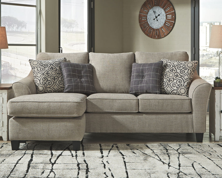 Kestrel - Sofa Chaise - Pearl Silver