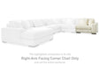 Lindyn - RAF Corner Chair - Ivory - Simple Home Plus