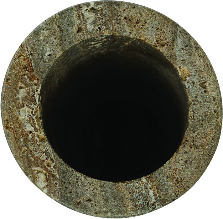 Lochlan - Travertine Vase - Simple Home Plus