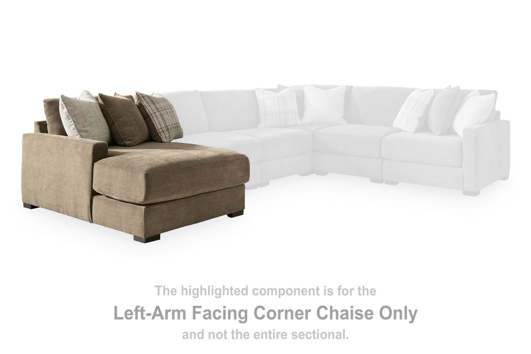 Camellia-Court - LAF Corner Chaise - Coffee - Simple Home Plus