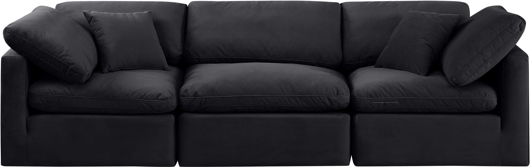 Indulge - Velvet 3 Seat Modular Sofa - Simple Home Plus