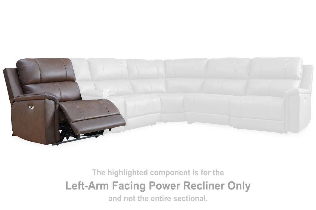 Bleckley - LAF Zero Wall Power Recliner - Espresso - Simple Home Plus