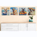 Beach Dogs - Chihuahua Canvas Wall Art - Blue Multi - Simple Home Plus