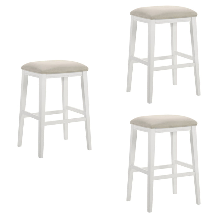 Jane - Contemporary Transitional Wood Bar Height Kitchen Bar Stool - Simple Home Plus