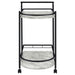 Desiree - 2-Tier Faux Marble Shelf Metal Bar Cart - Simple Home Plus