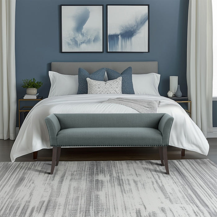 Welburn - Accent Bench - Slate Blue - Simple Home Plus