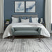 Welburn - Accent Bench - Slate Blue - Simple Home Plus