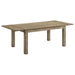 Cardova - 87" Solid Wood Extension Dining Table - Vineyard Oak - Simple Home Plus