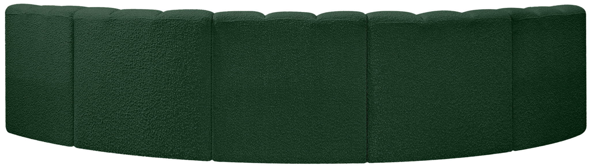 Arc - Boucle Fabric 5 Piece U-Shaped Modular Sofa - Simple Home Plus