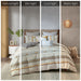 Cody - King 3 Piece Duvet Cover Set - Gray / Yellow - Simple Home Plus