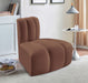 Arc - Faux Leather Reverse Corner Chair - Simple Home Plus