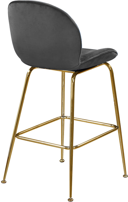 Paris - Stool with Gold Legs (Set of 2) - Simple Home Plus