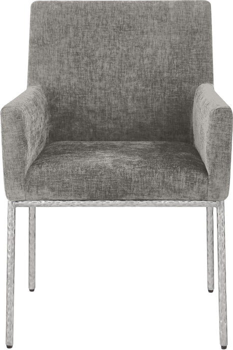 Reeves - Dining Chair With Silver Legs (Set of 2) - Simple Home Plus