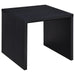 Knapp - Engineered Wood Square Side End Table - Black - Simple Home Plus