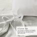 Porter - Full Soft Washed Pleated Duvet Cover Set - Silver - Simple Home Plus