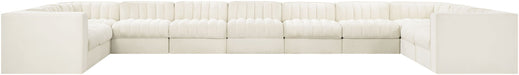 Rummi - Velvet Performance Fabric Upholstered 11 Piece Modular Sectional - Simple Home Plus