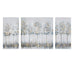 Blue Midst Forest - Printed Canvas (Set of 3) - Blue Multi - Simple Home Plus