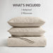 Quebec - King Reversible Bedspread Set - Cream - Simple Home Plus