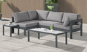 Nizuc - Outdoor Patio 4 Piece Modular Sectional With Gray Frame - Simple Home Plus